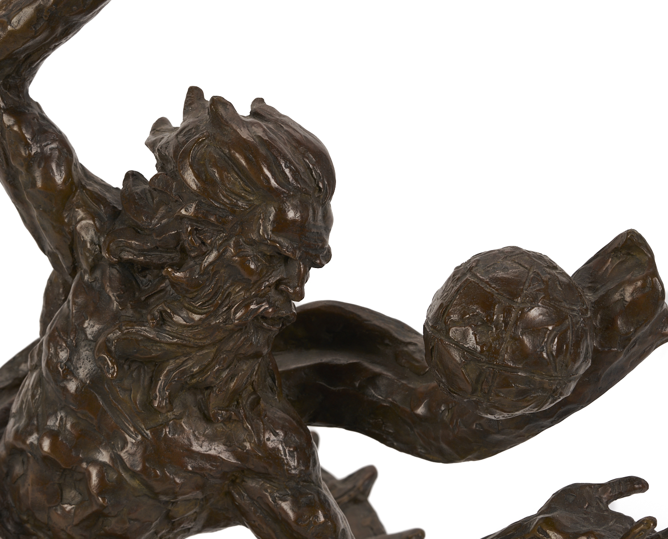 Lot 755: Laszlo Ispanky Bronze Sculpture, “Let There be Light”