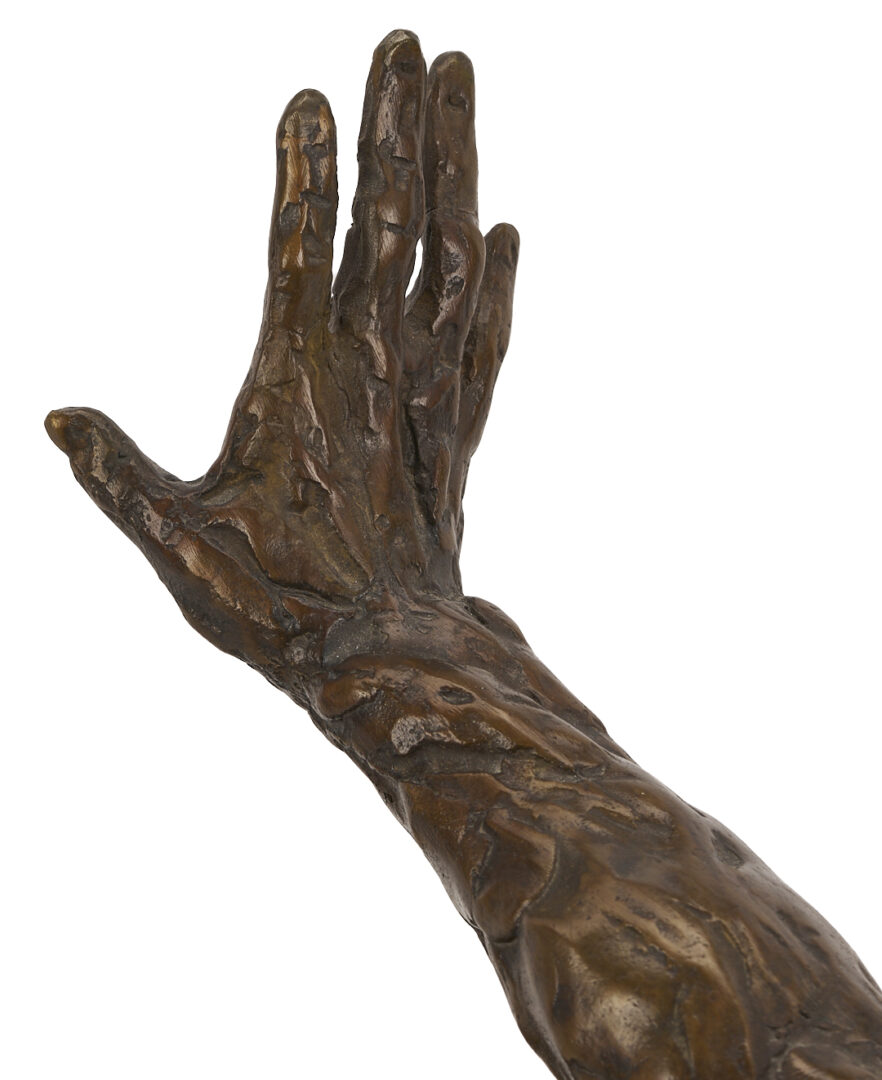 Lot 755: Laszlo Ispanky Bronze Sculpture, “Let There be Light”