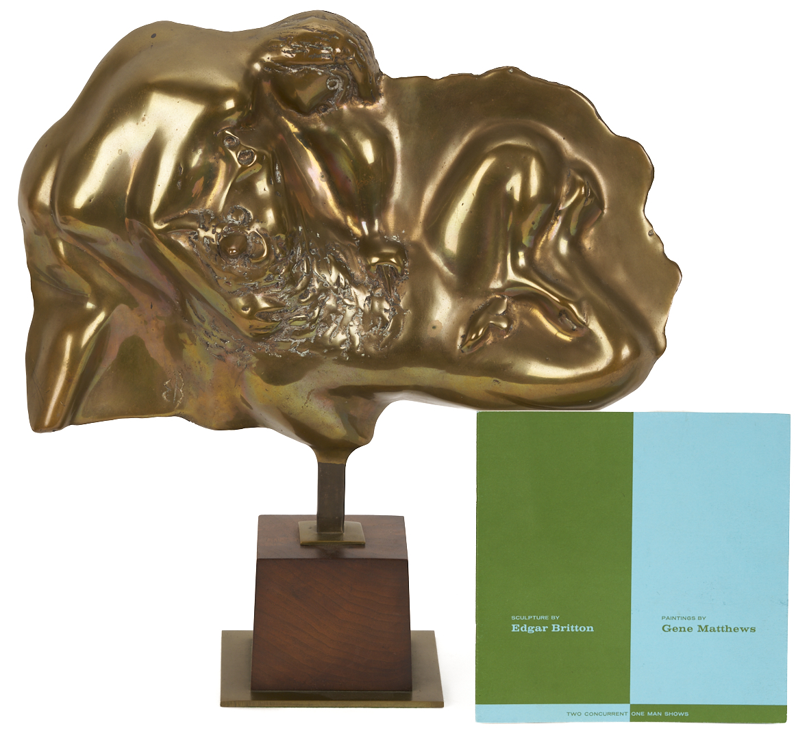 Lot 756: Edgar Britton Bronze Sculpture, Minotaur