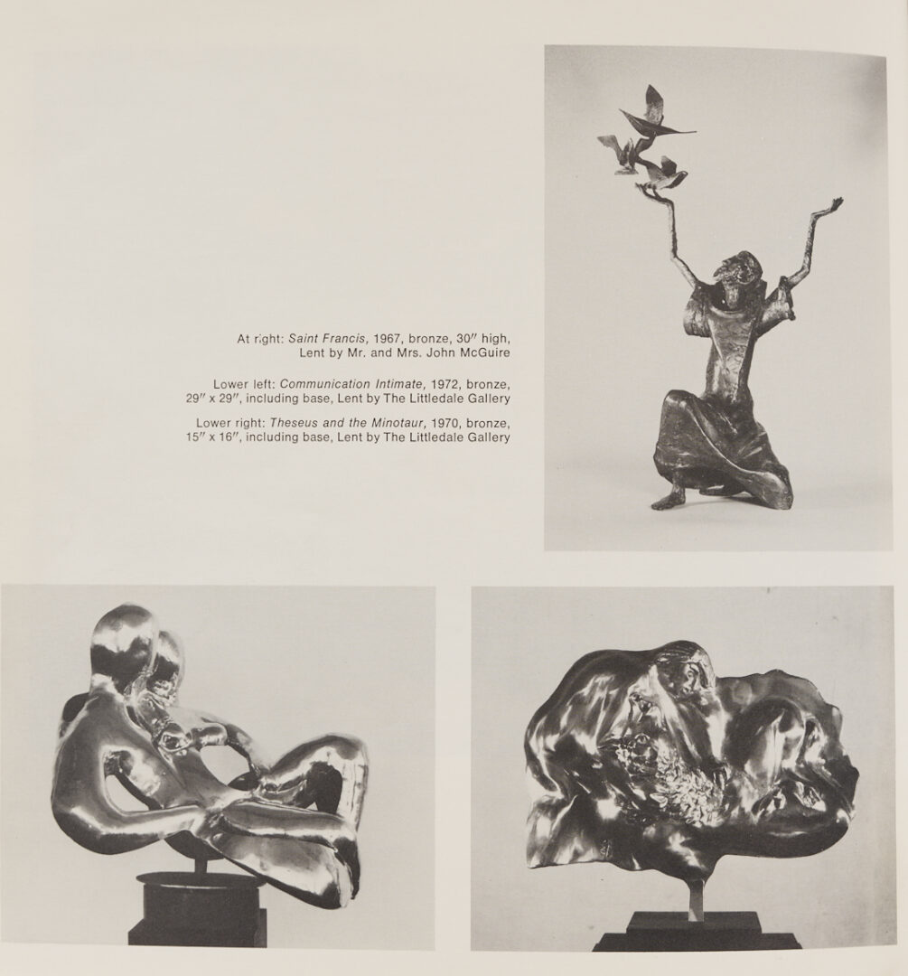 Lot 756: Edgar Britton Bronze Sculpture, Minotaur