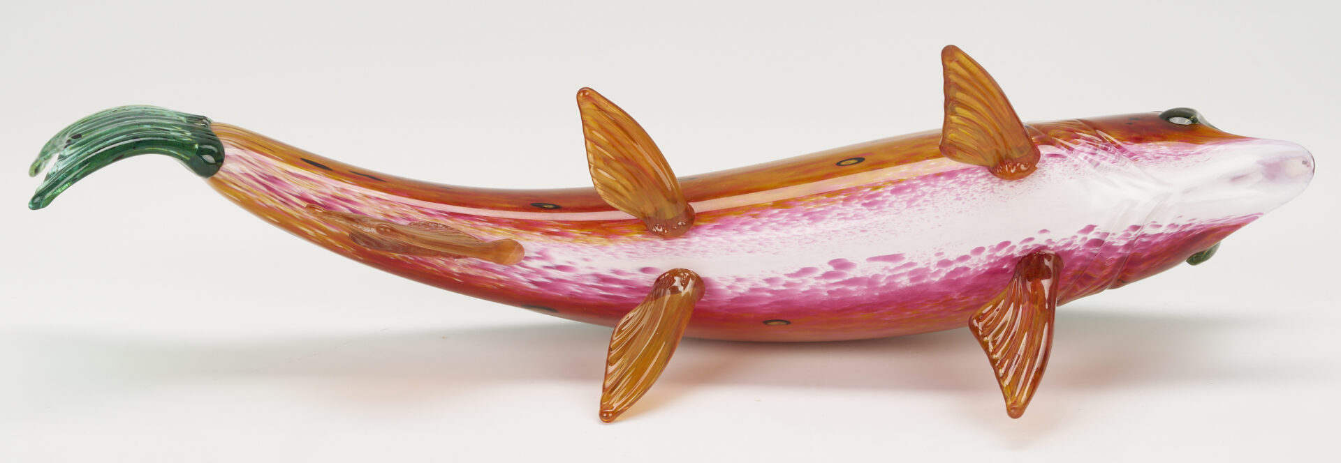 Lot 759: Michael Hopko Hand-Blown Glass Brook Trout