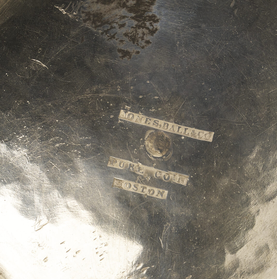 Lot 75: Boston Coin Silver Pitcher c. 1854