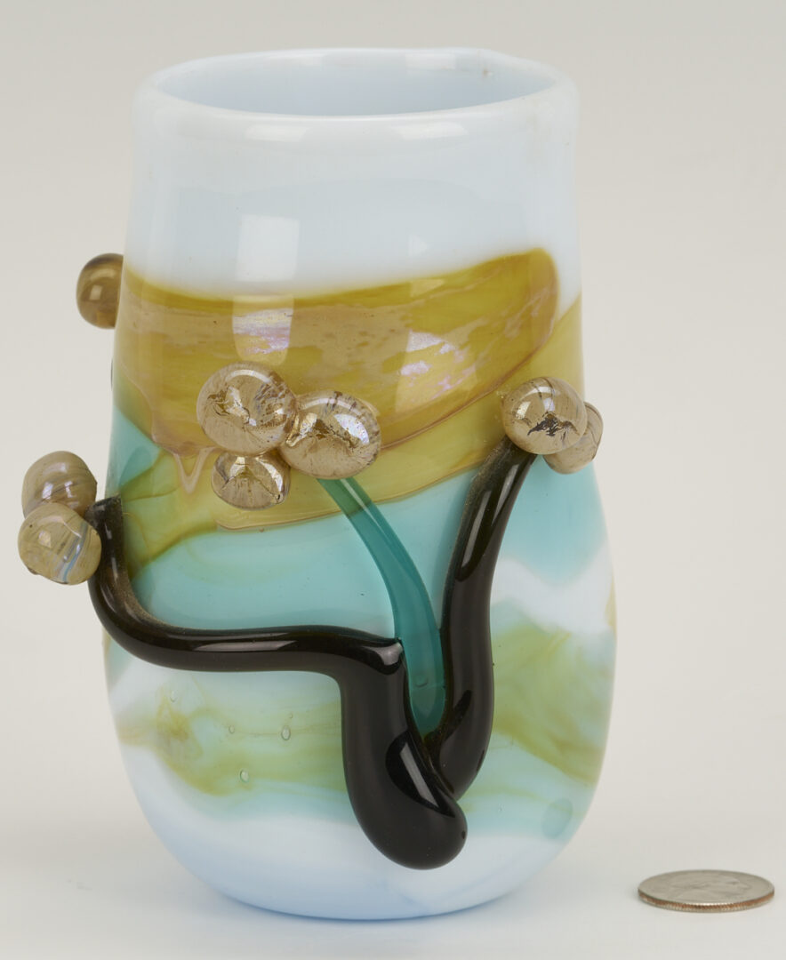 Lot 760: Richard Jolley Early Glass Cylindrical Vase