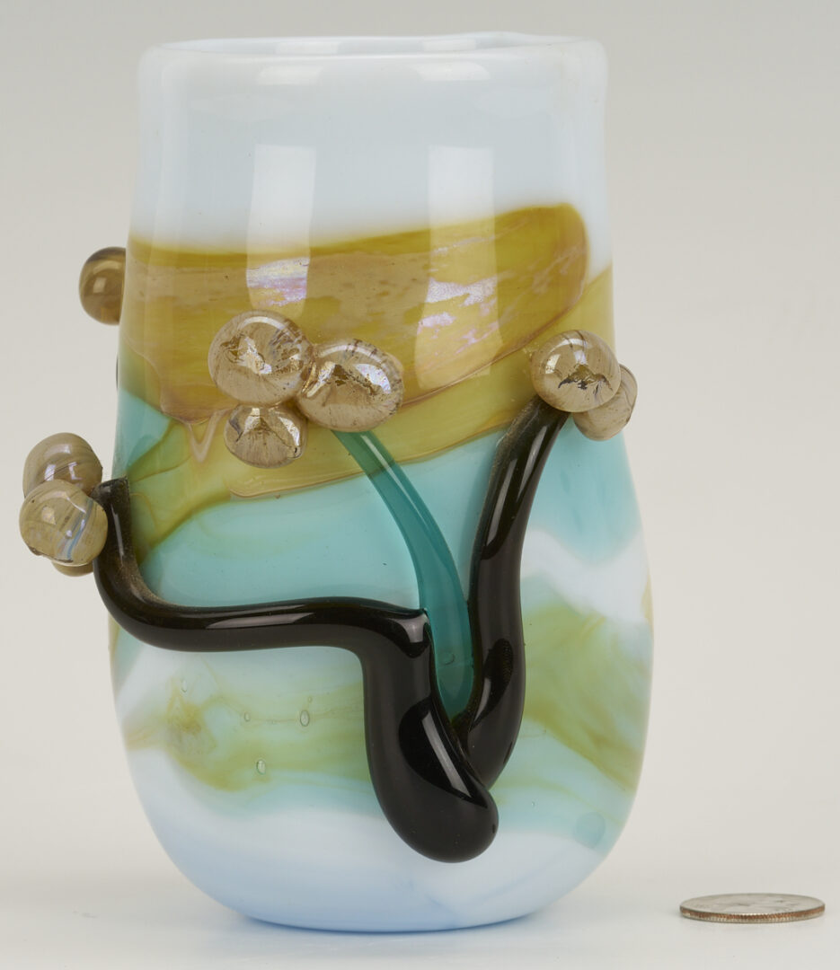 Lot 760: Richard Jolley Early Glass Cylindrical Vase