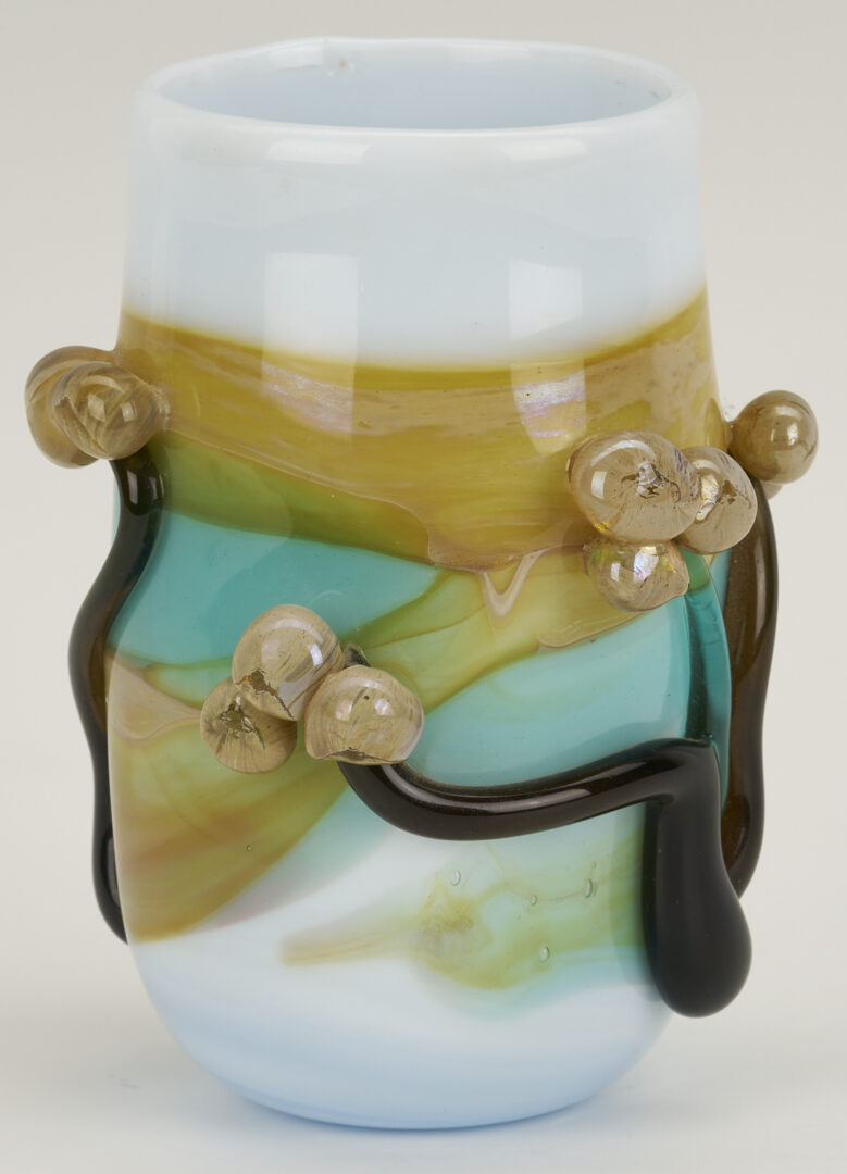 Lot 760: Richard Jolley Early Glass Cylindrical Vase