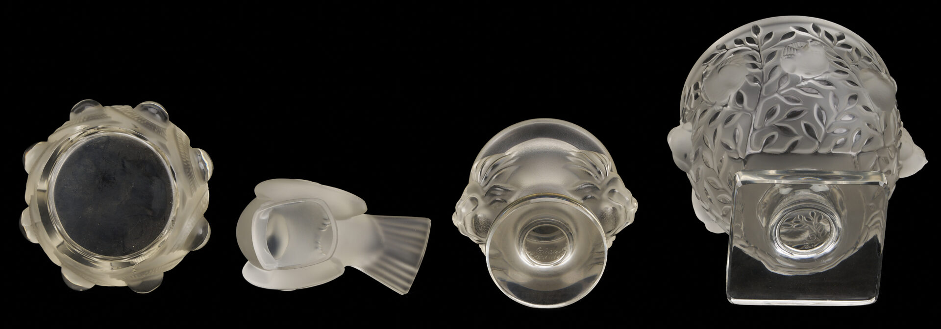 Lot 762: 13 Pcs. Lalique Glass, incl. Dishes & Animals