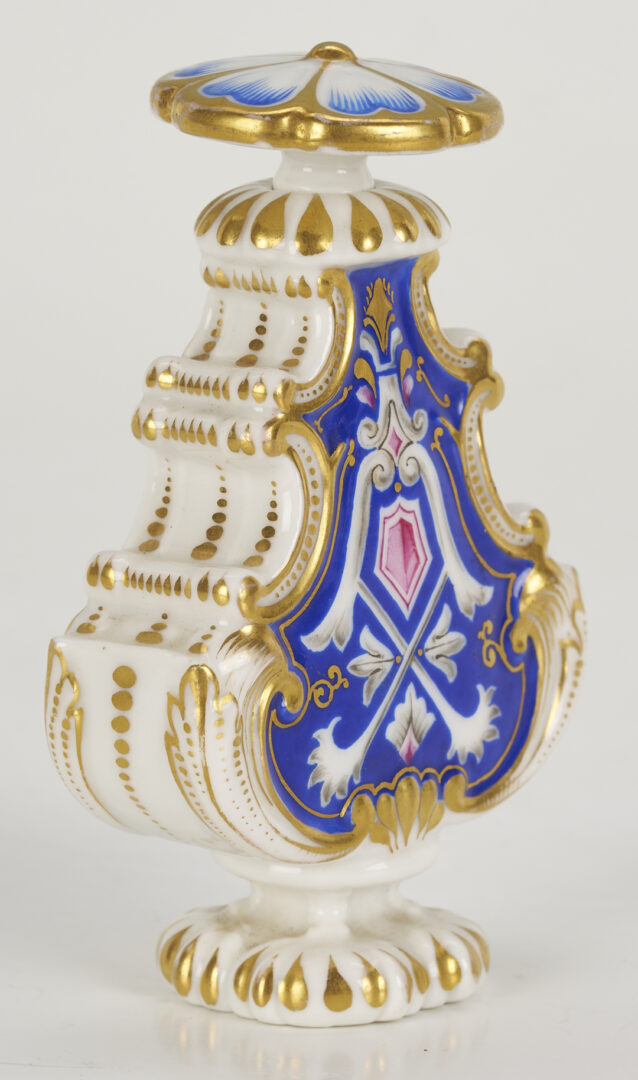Lot 775: 3 Porcelain Perfume Bottles, Jacob Petit & KPM