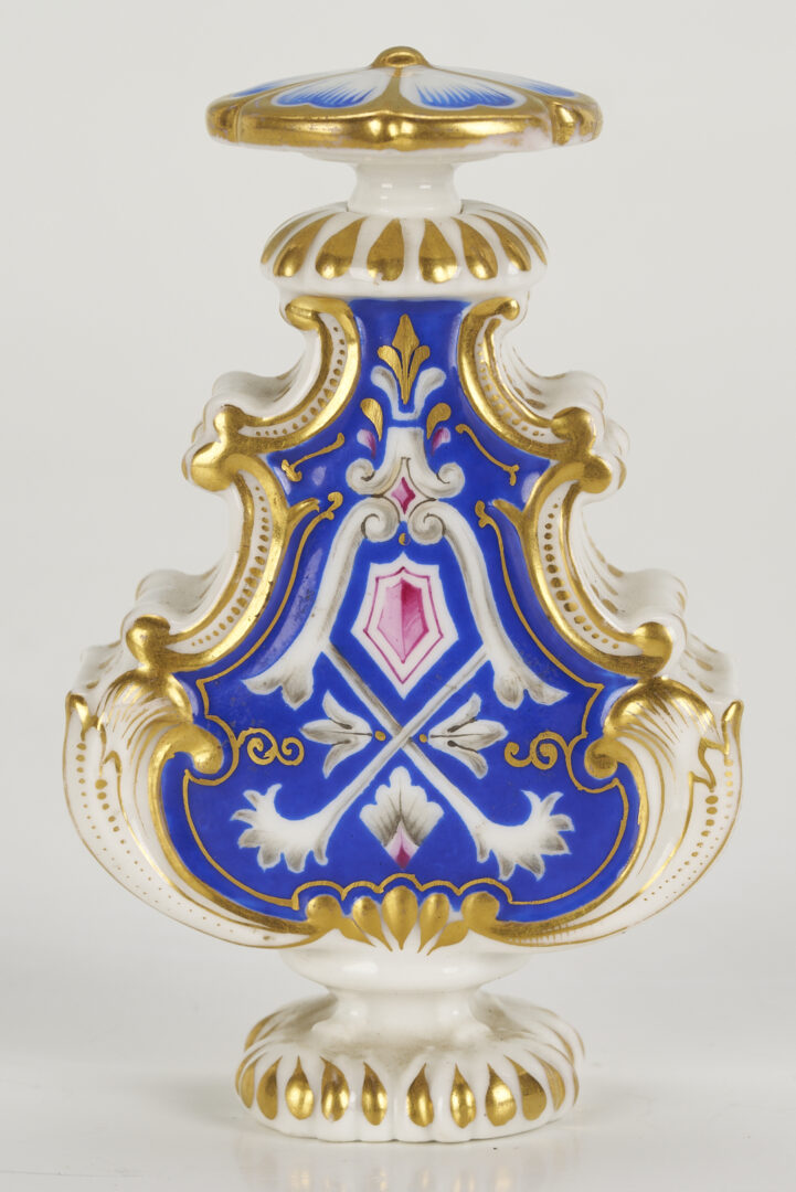 Lot 775: 3 Porcelain Perfume Bottles, Jacob Petit & KPM