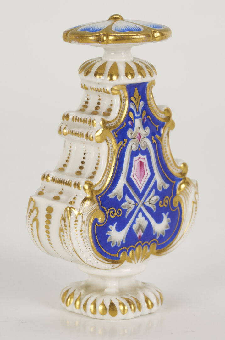 Lot 775: 3 Porcelain Perfume Bottles, Jacob Petit & KPM