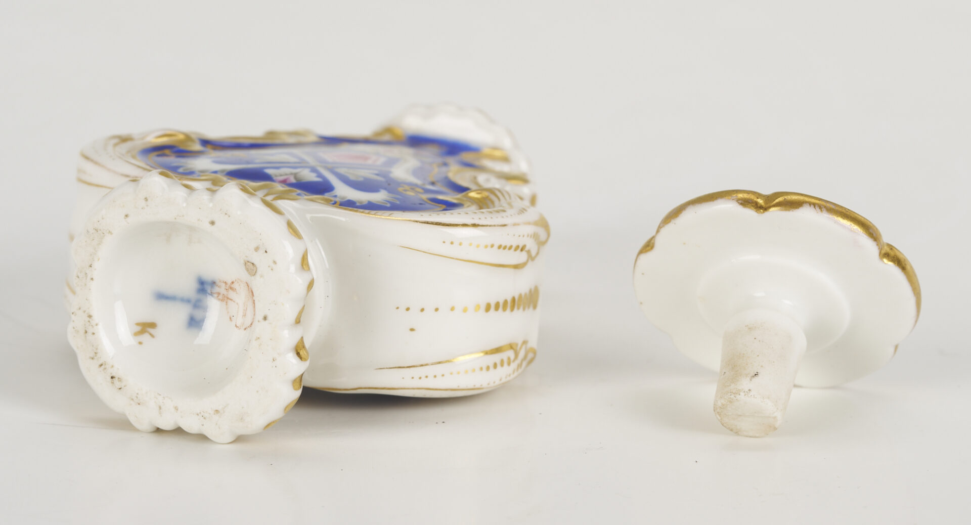 Lot 775: 3 Porcelain Perfume Bottles, Jacob Petit & KPM