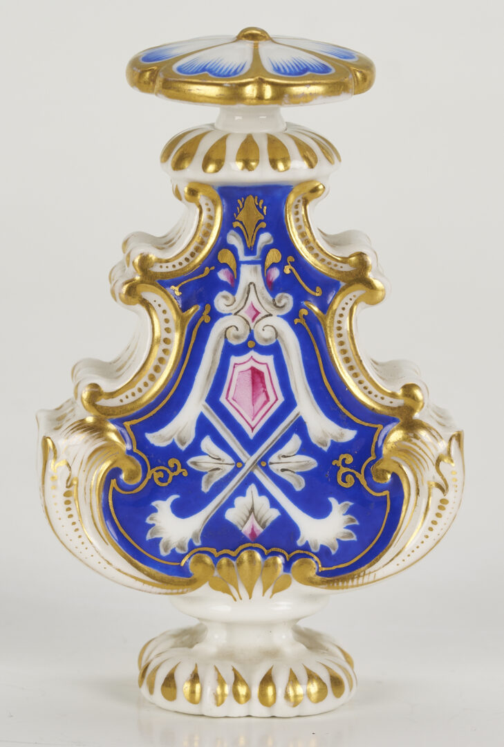 Lot 775: 3 Porcelain Perfume Bottles, Jacob Petit & KPM