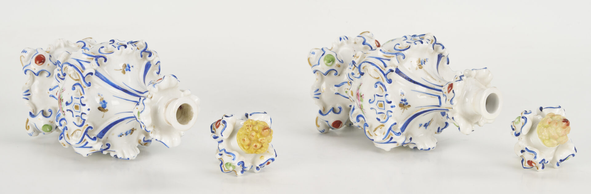 Lot 775: 3 Porcelain Perfume Bottles, Jacob Petit & KPM