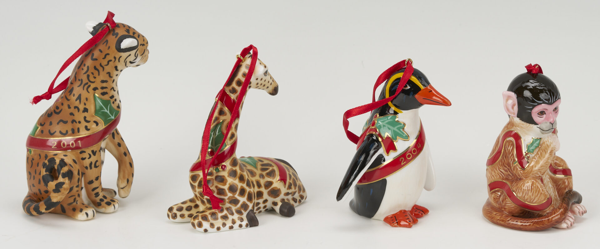 Lot 779: 20 pc. Lynn Chase Christmas Ornaments & Decorative Items