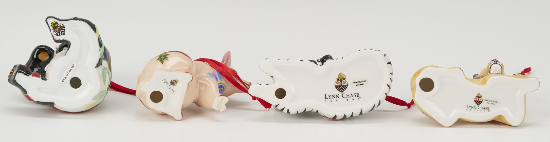 Lot 779: 20 pc. Lynn Chase Christmas Ornaments & Decorative Items