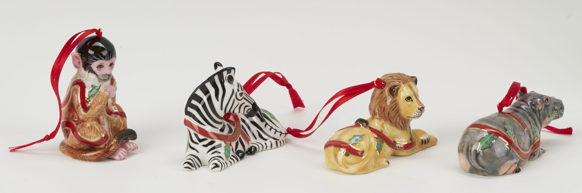 Lot 779: 20 pc. Lynn Chase Christmas Ornaments & Decorative Items