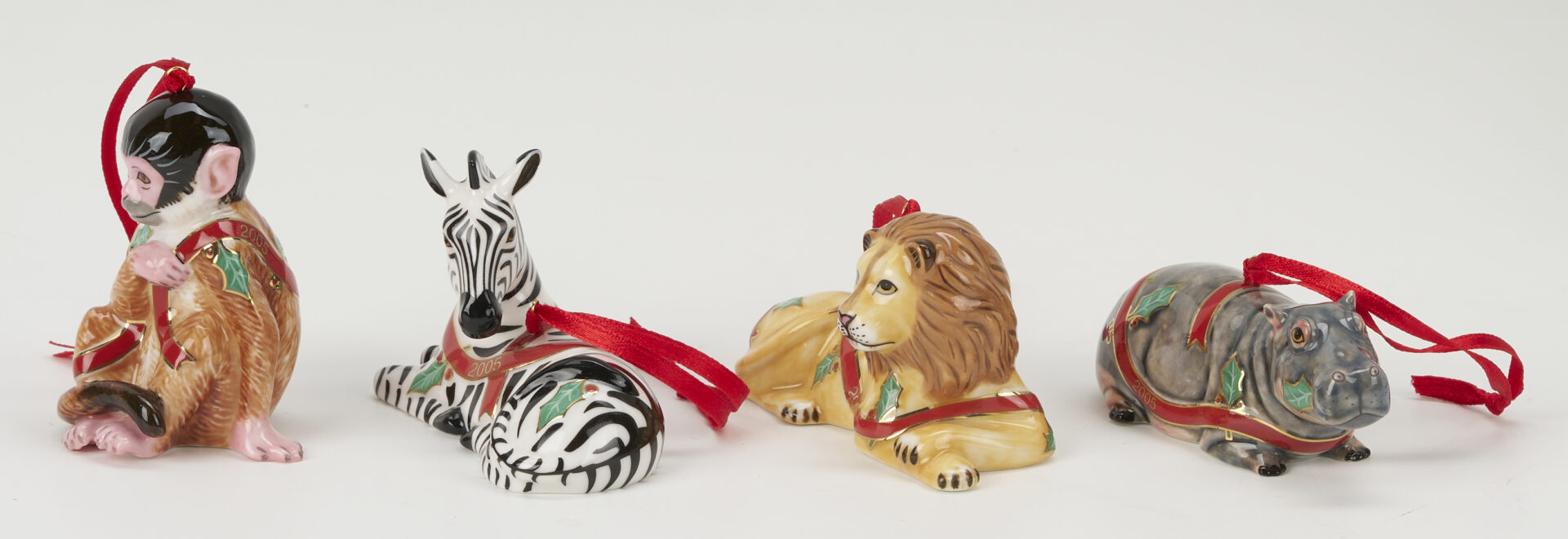 Lot 779: 20 pc. Lynn Chase Christmas Ornaments & Decorative Items