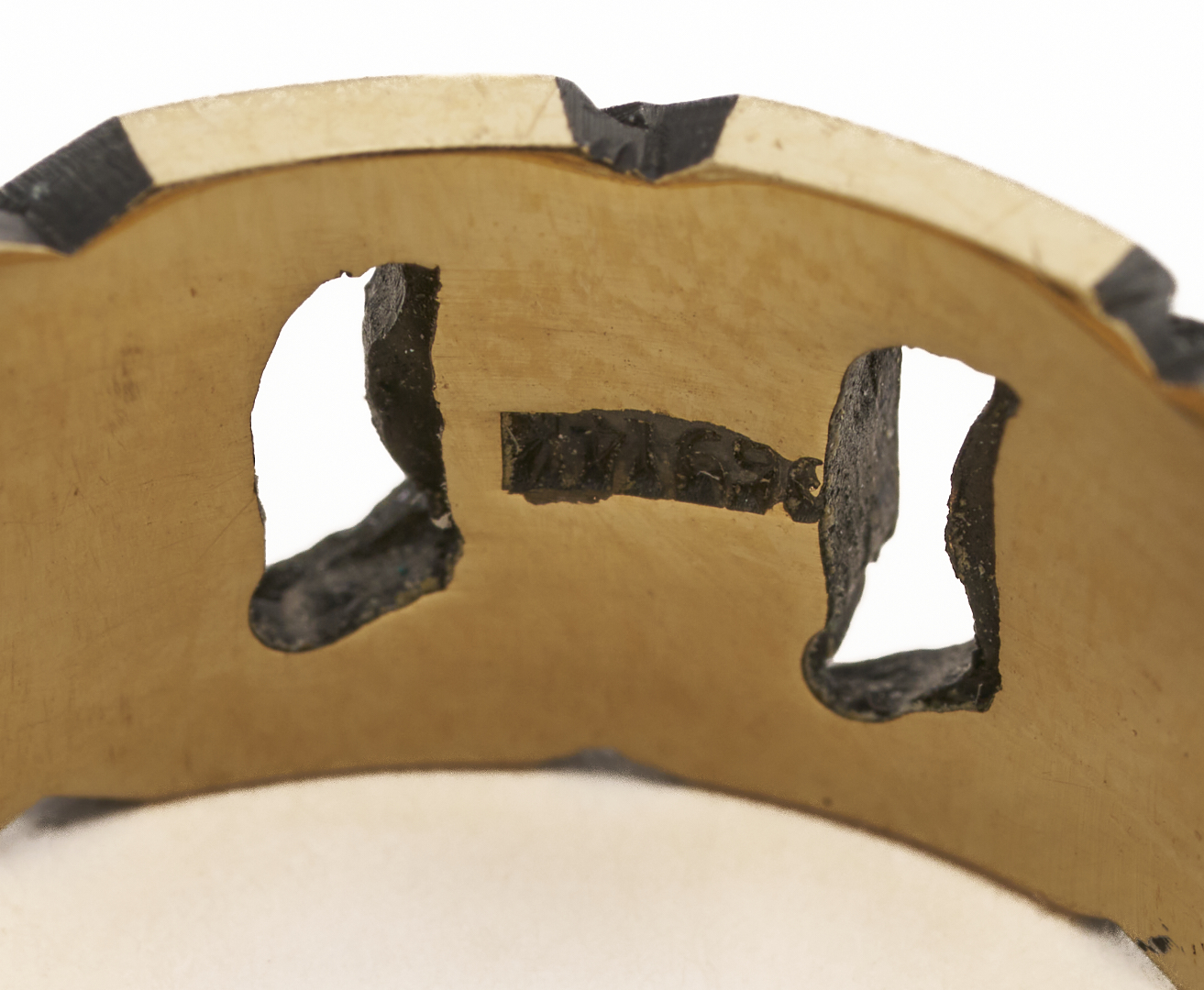 Lot 785: Two 14K Curb Link Style Wedding Bands