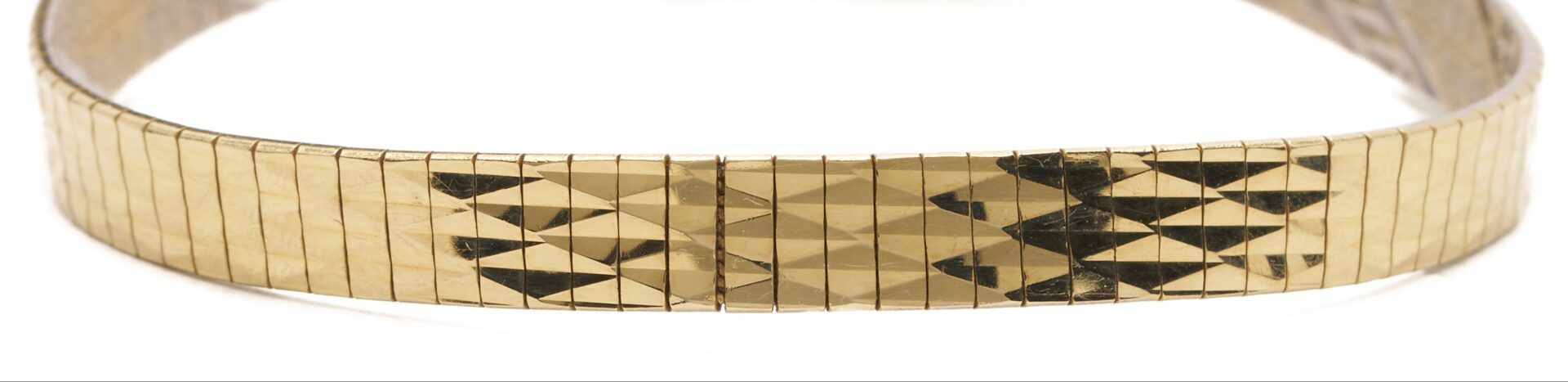 Lot 795: 14K Two-Tone Italian Reversible Bracelet