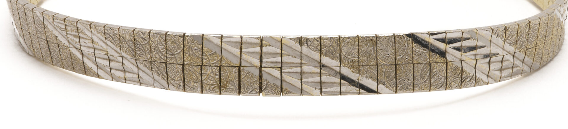 Lot 795: 14K Two-Tone Italian Reversible Bracelet