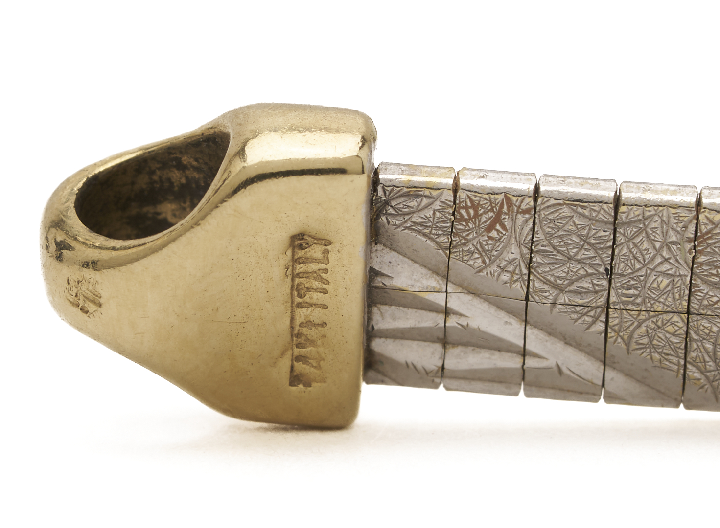 Lot 795: 14K Two-Tone Italian Reversible Bracelet