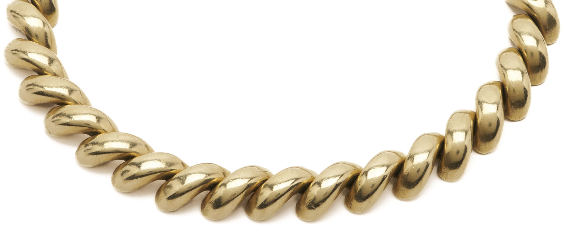 Lot 797: 14K Italian San Marco Bracelet