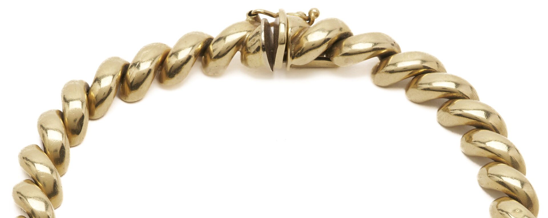 Lot 797: 14K Italian San Marco Bracelet