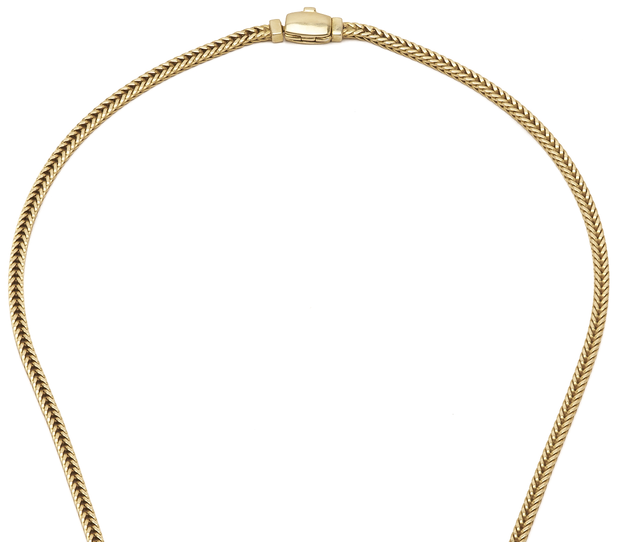 Lot 801: 14K Yellow Gold Franco Style Chain
