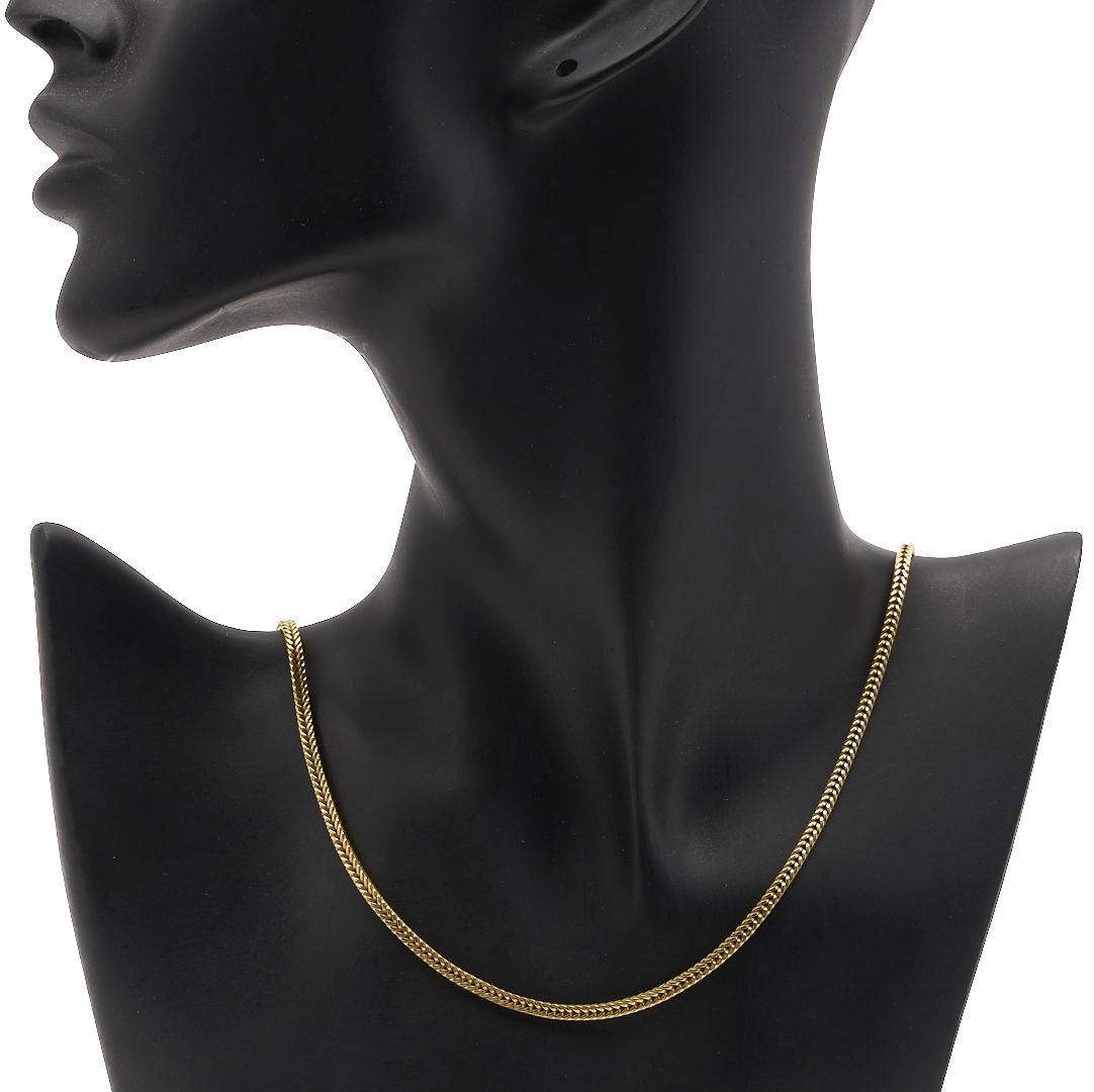 Lot 801: 14K Yellow Gold Franco Style Chain