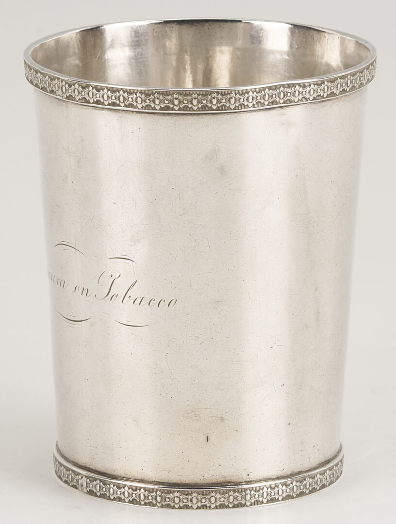Lot 80: KY Coin Silver Agricultural Premium Julep Cup