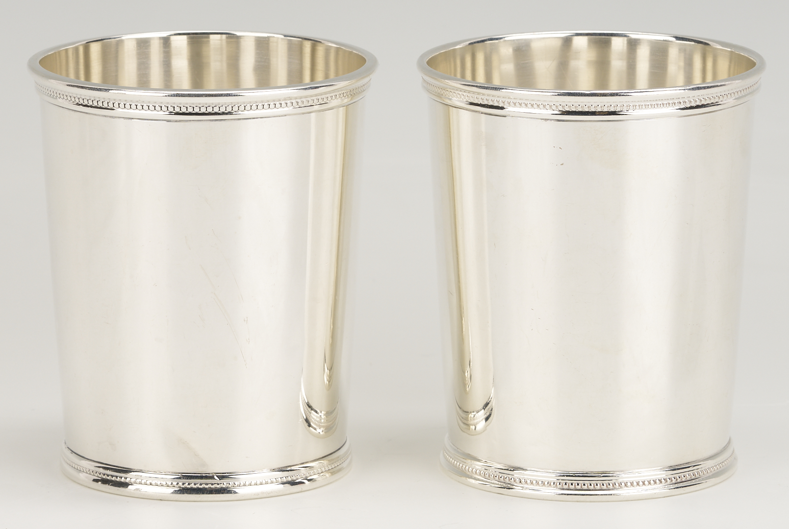 Lot 813: 6 KY Scearce Sterling Silver Juleps Cups, Eisenhower