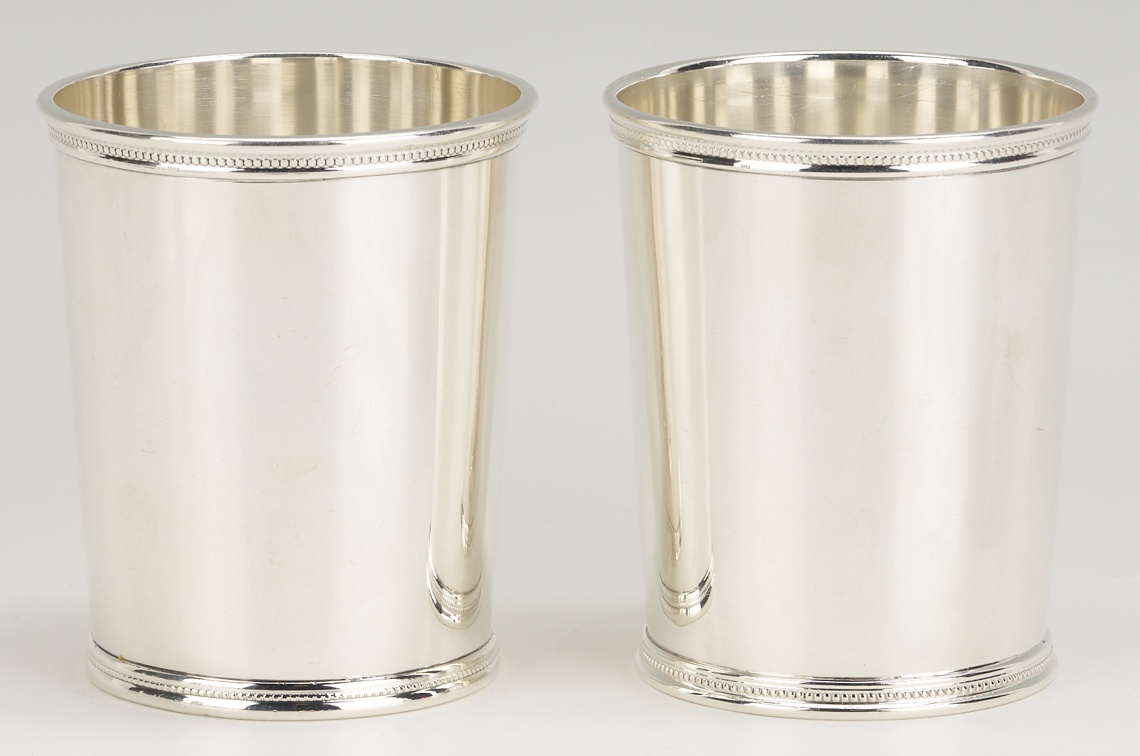 Lot 813: 6 KY Scearce Sterling Silver Juleps Cups, Eisenhower