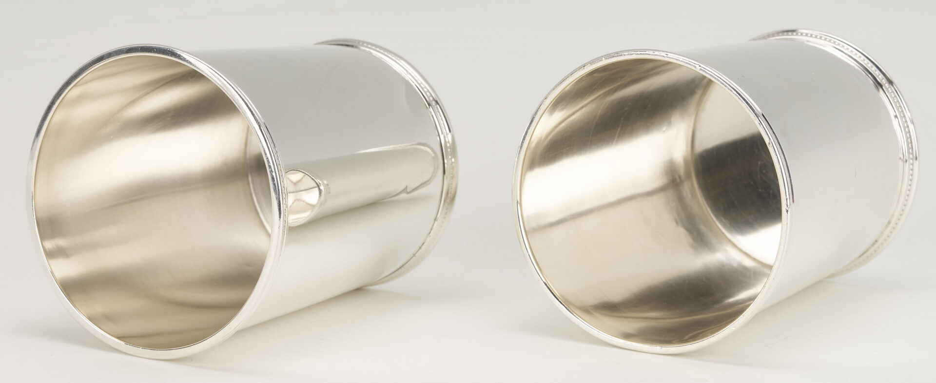 Lot 813: 6 KY Scearce Sterling Silver Juleps Cups, Eisenhower
