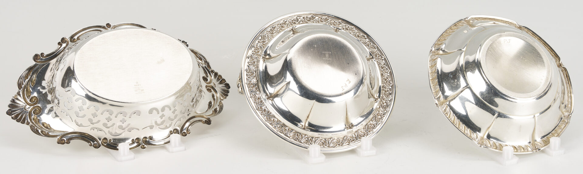 Lot 816: 13 pcs Sterling Silver Hollowware incl. Bowls, Basket