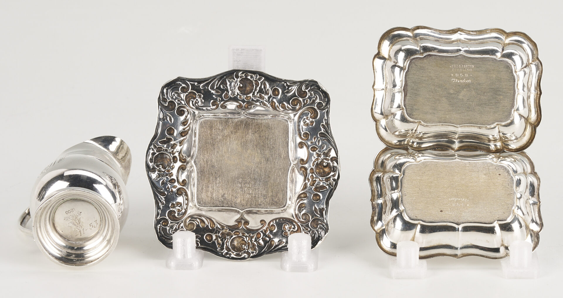 Lot 819: 13 Assorted Sterling Silver Table Items