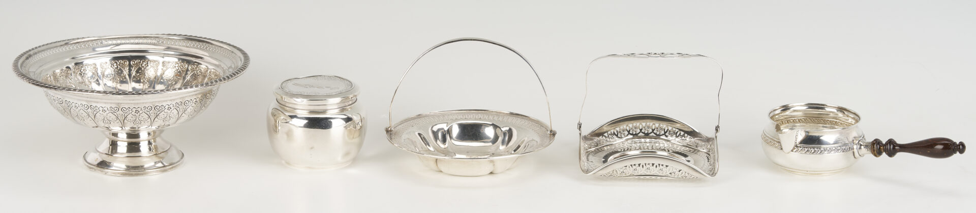 Lot 819: 13 Assorted Sterling Silver Table Items