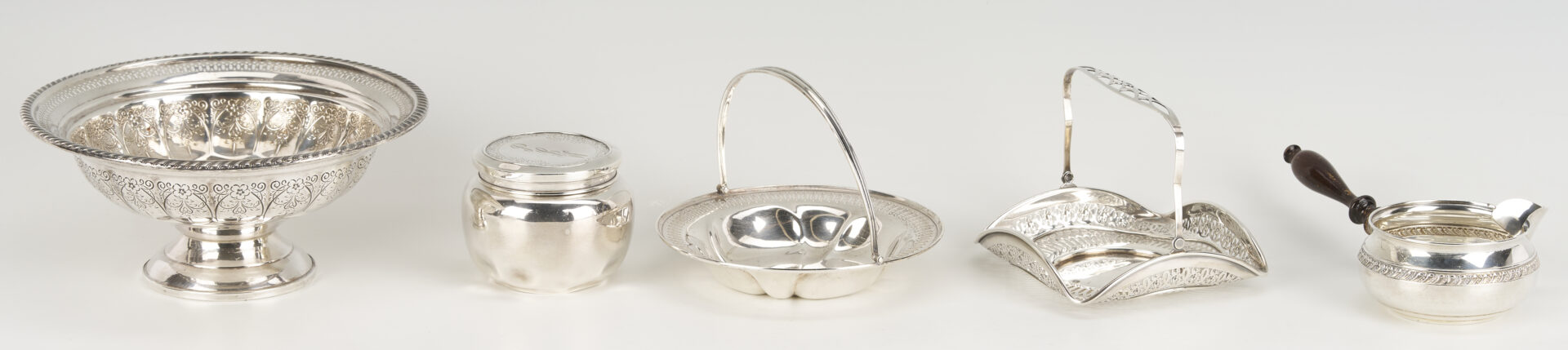 Lot 819: 13 Assorted Sterling Silver Table Items
