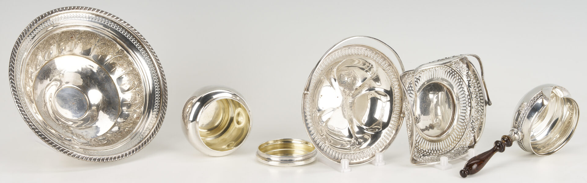 Lot 819: 13 Assorted Sterling Silver Table Items