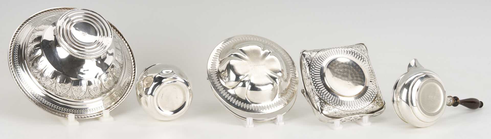 Lot 819: 13 Assorted Sterling Silver Table Items