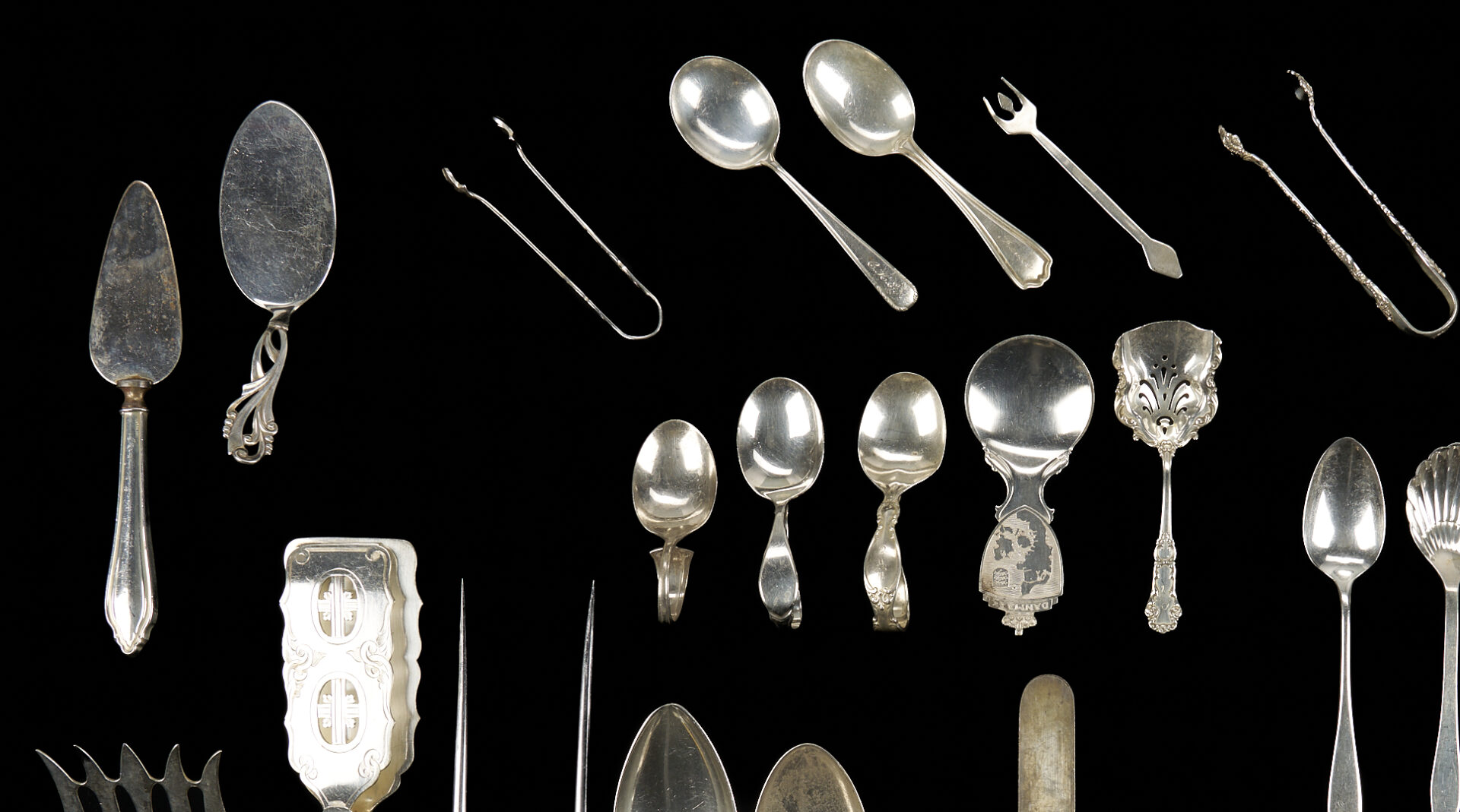 Lot 820: 40 Pcs. Assorted Flatware incl. Georg Jensen, Tiffany