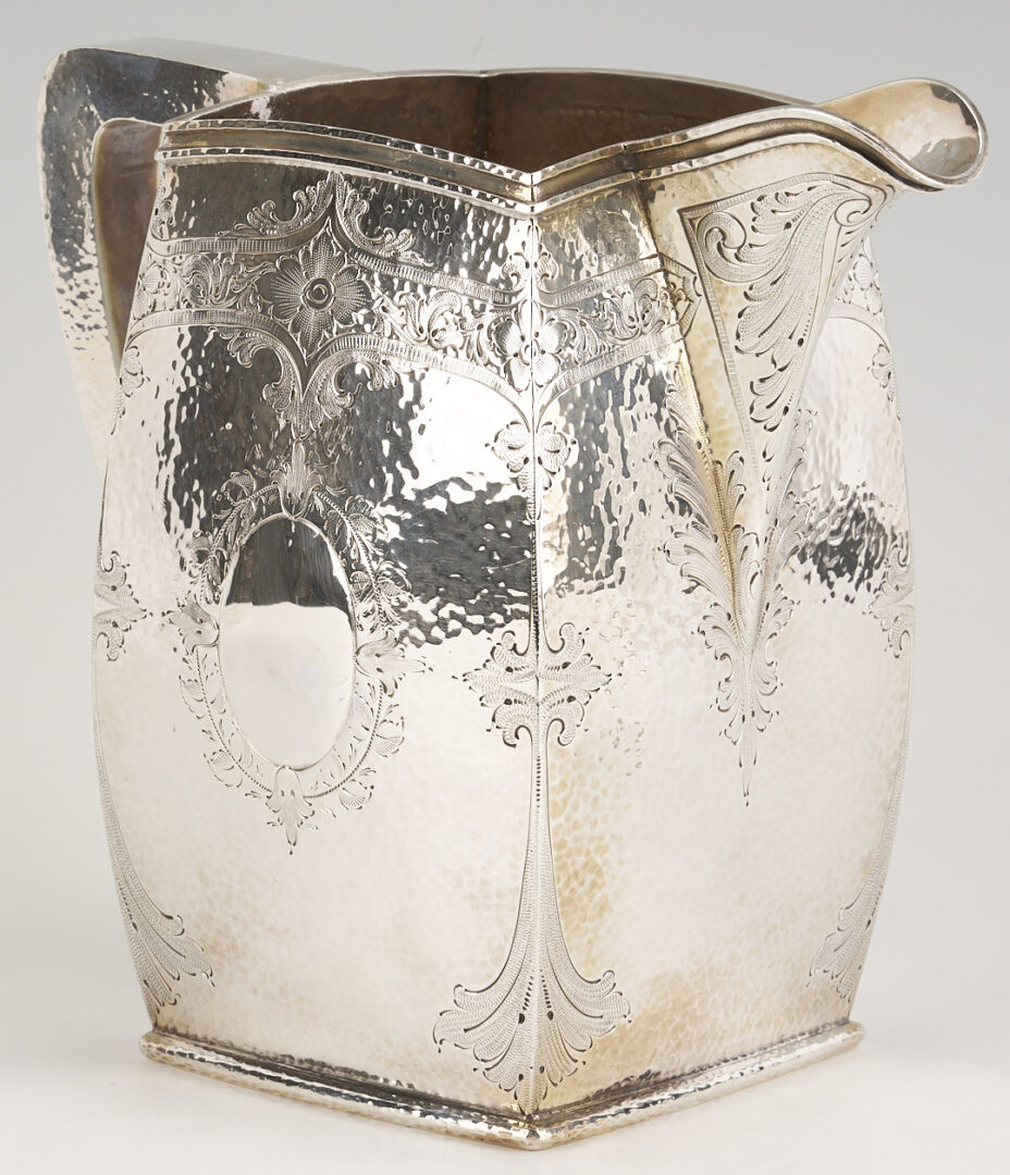 Lot 821: Schofield Art Deco Sterling Water Pitcher