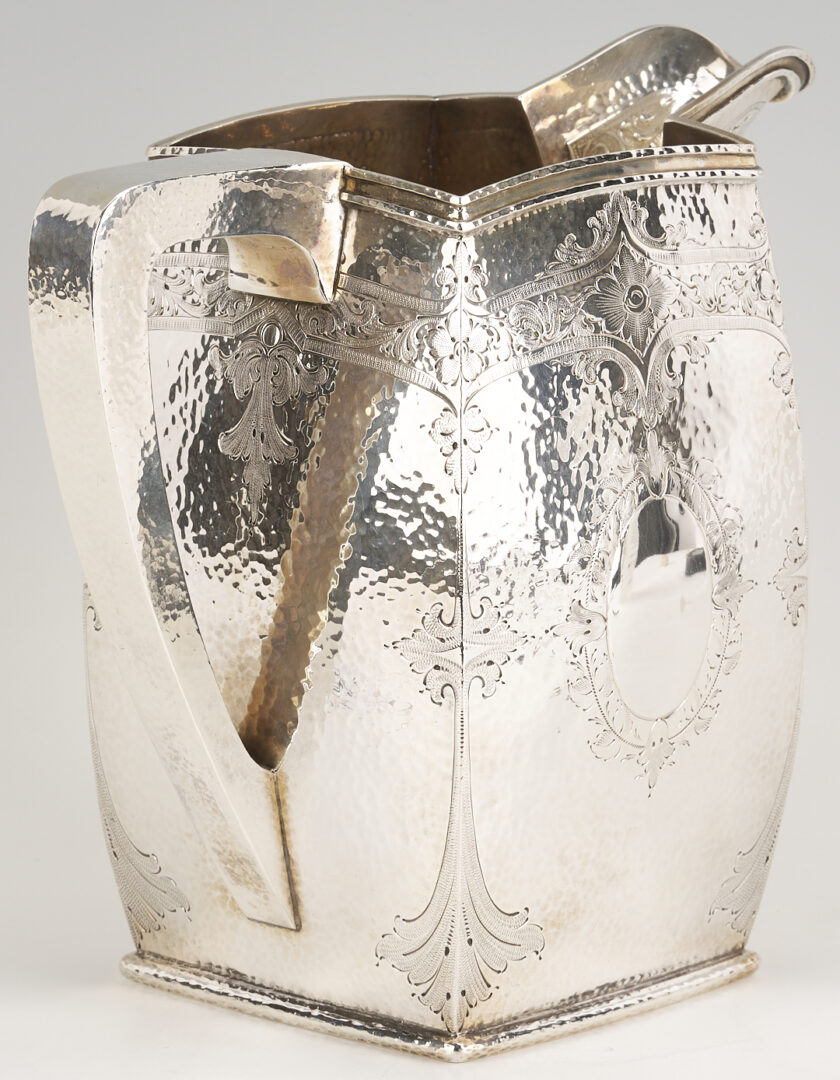 Lot 821: Schofield Art Deco Sterling Water Pitcher