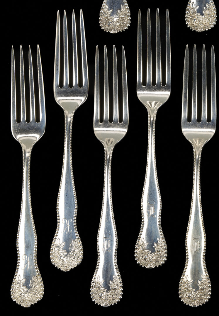 Lot 824: 20 Pcs Assorted Sterling Silver Flatware