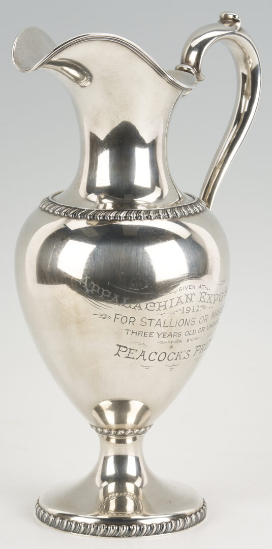 Lot 84: TN Appalachian Exposition Equine Presentation Pitcher
