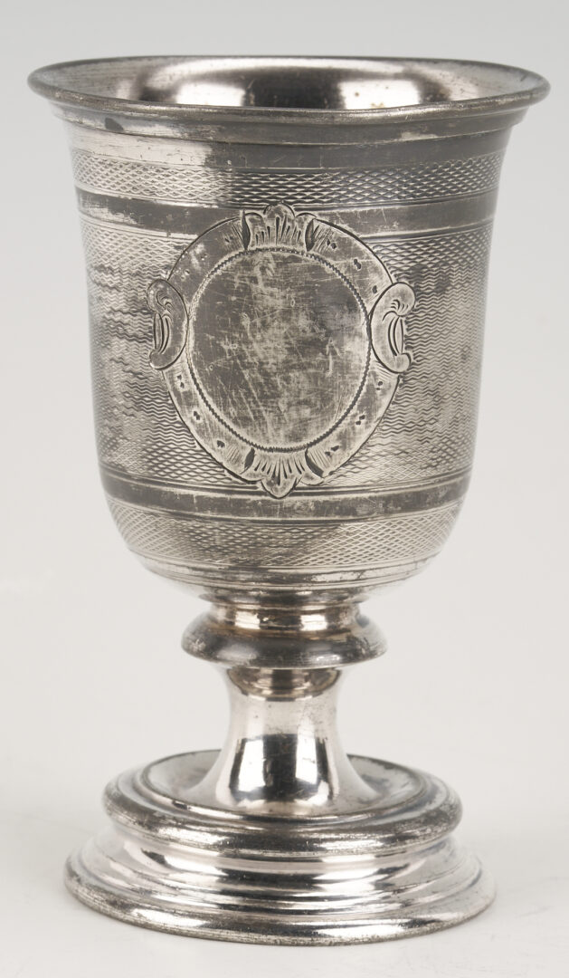 Lot 852: Auburn Ala. Sterling Presentation Cup plus a S/P Goblet