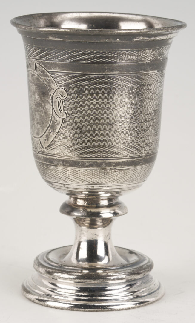 Lot 852: Auburn Ala. Sterling Presentation Cup plus a S/P Goblet
