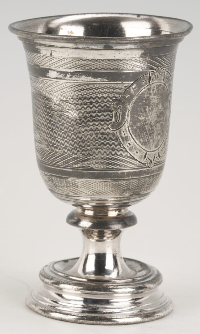 Lot 852: Auburn Ala. Sterling Presentation Cup plus a S/P Goblet