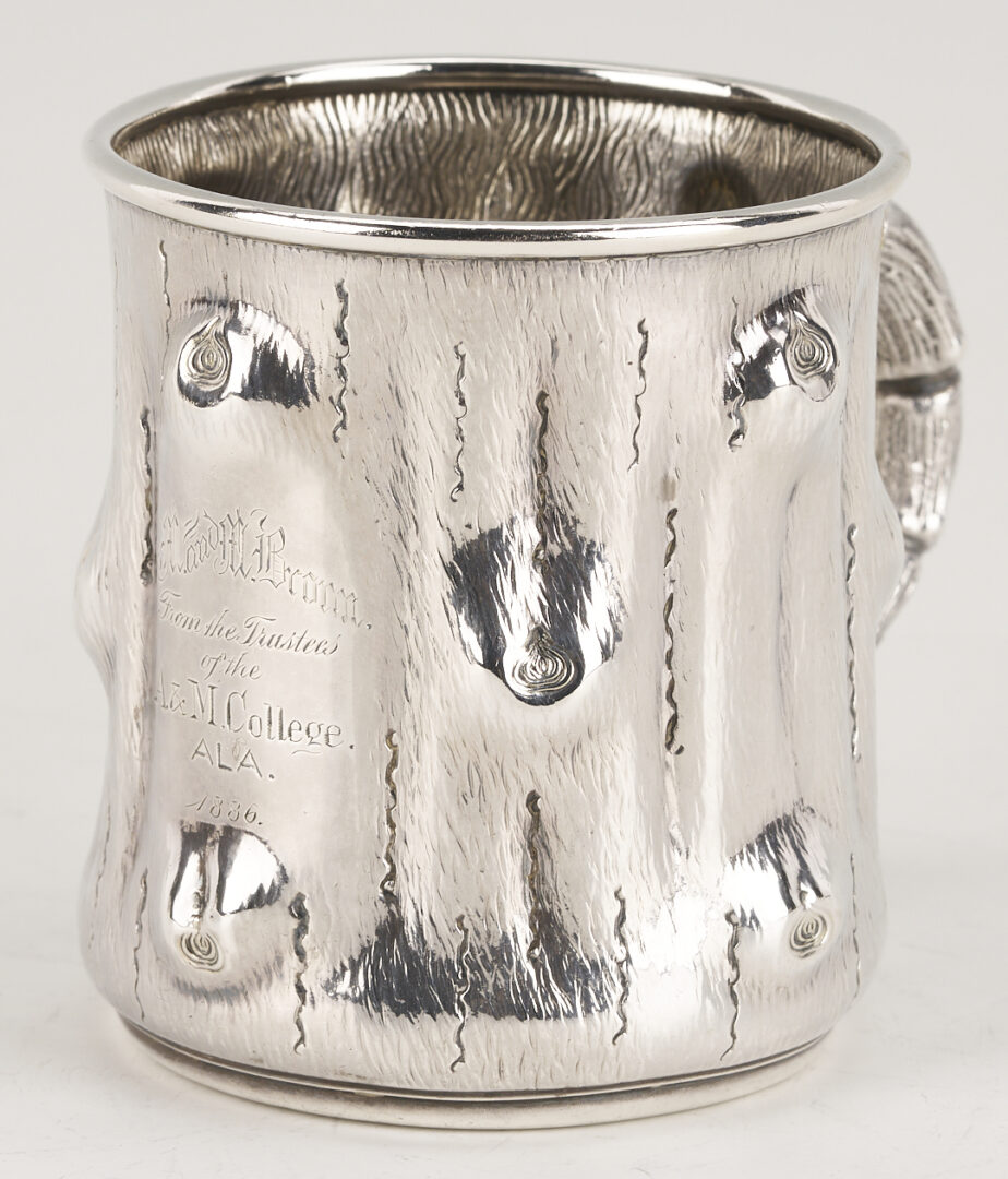 Lot 852: Auburn Ala. Sterling Presentation Cup plus a S/P Goblet