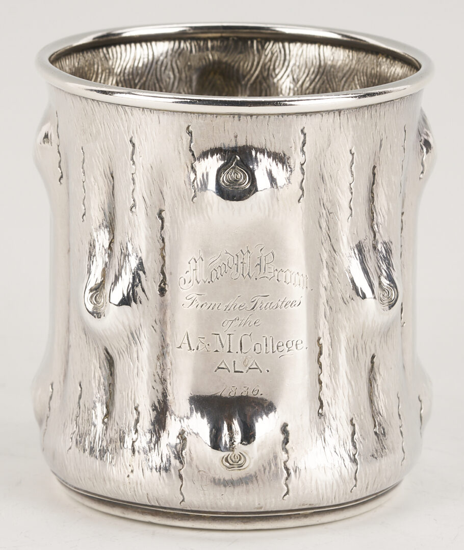 Lot 852: Auburn Ala. Sterling Presentation Cup plus a S/P Goblet