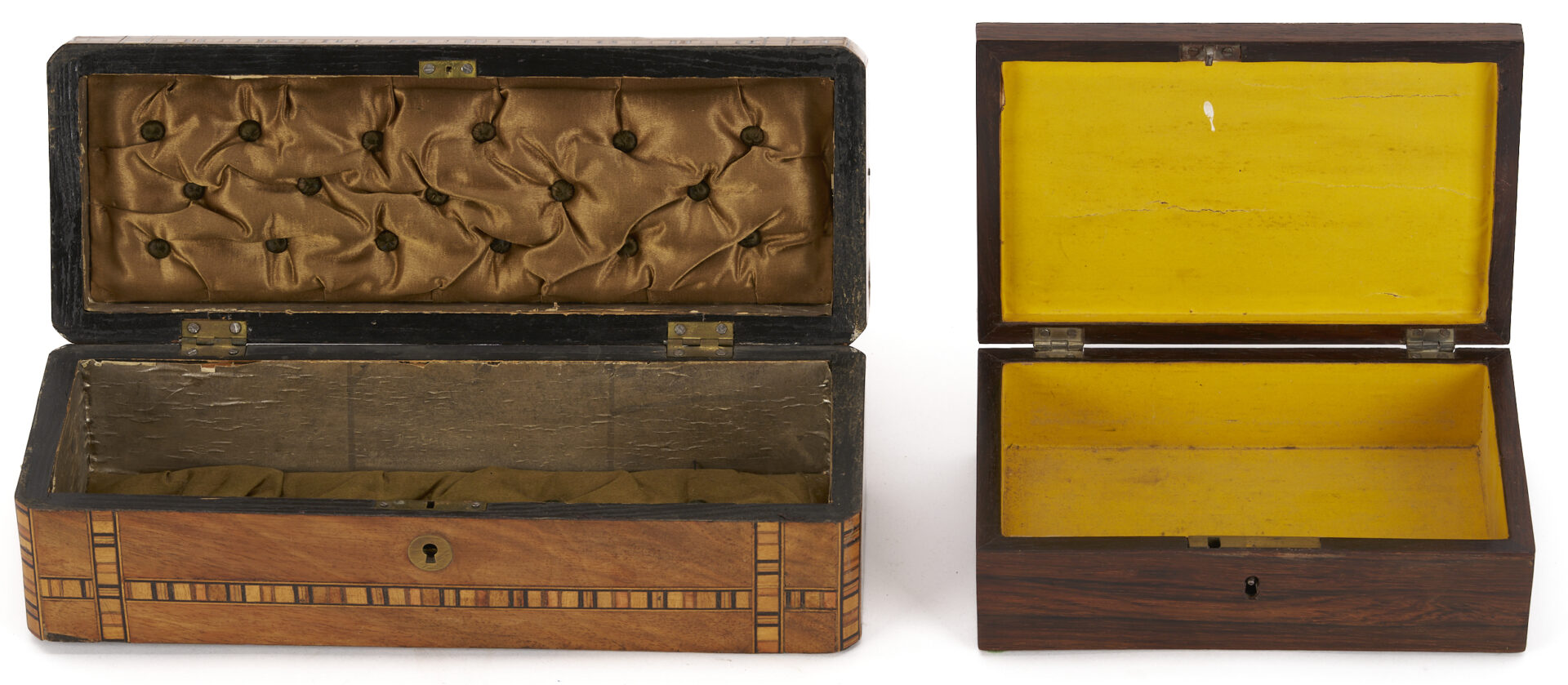 Lot 855: 10 pcs. Tunbridge Ware and Mauchline Ware