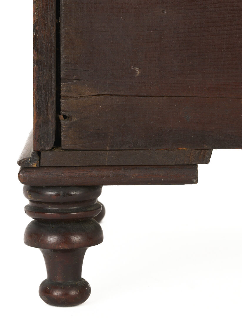 Lot 858: English Miniature Classical Chest of Drawers